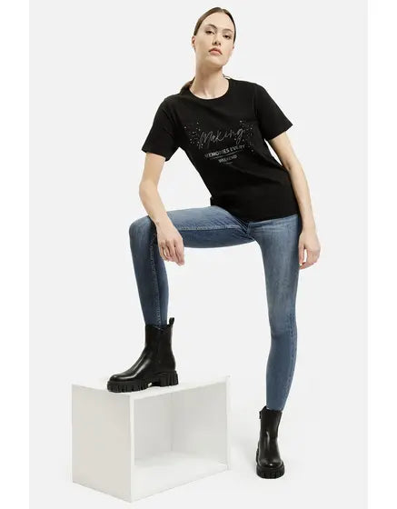 Jeansy niebieskie Super Skinny Fit Judy P 429-179